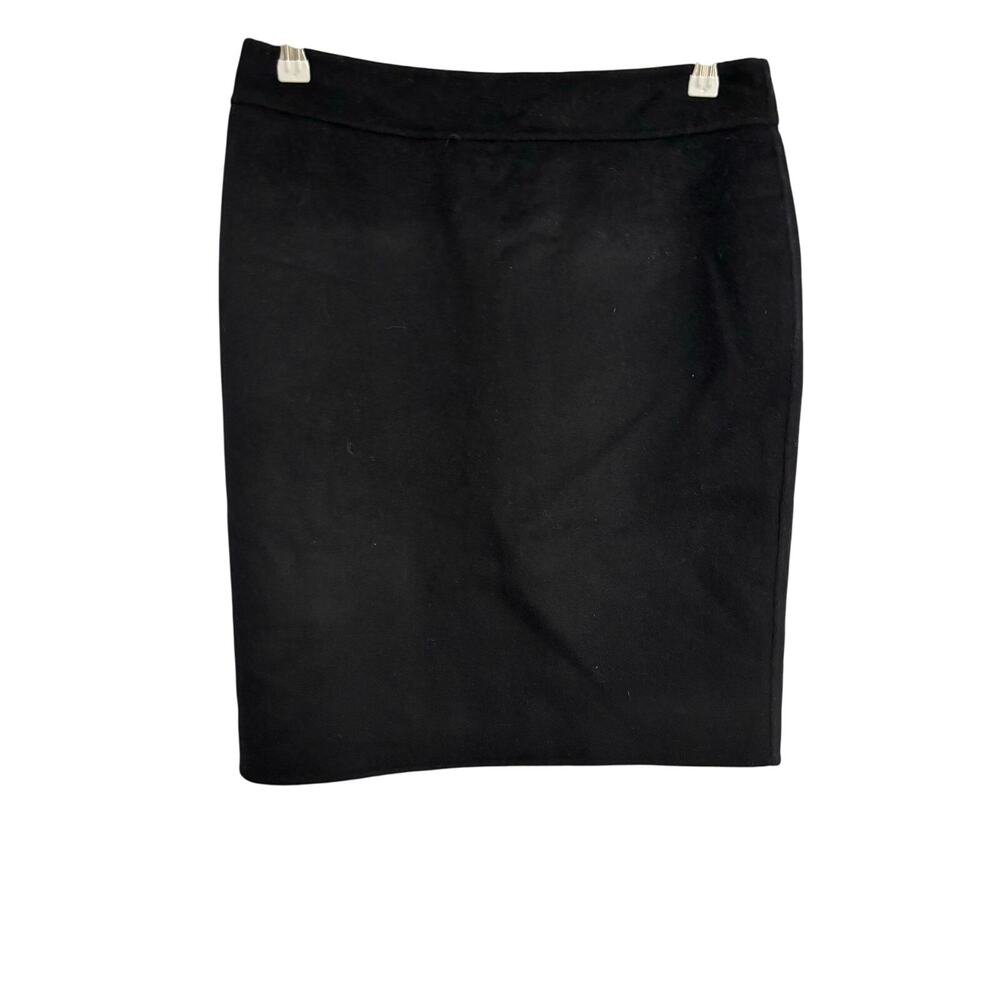Talbots Women's 8P Black Wool Blend Pencil Skirt Business Office Preppy Academia